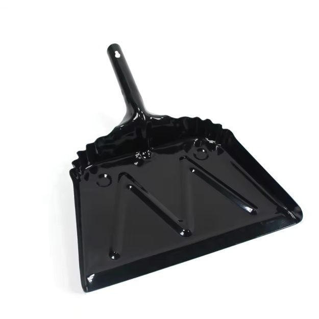 12'' Black Metal Dustpan